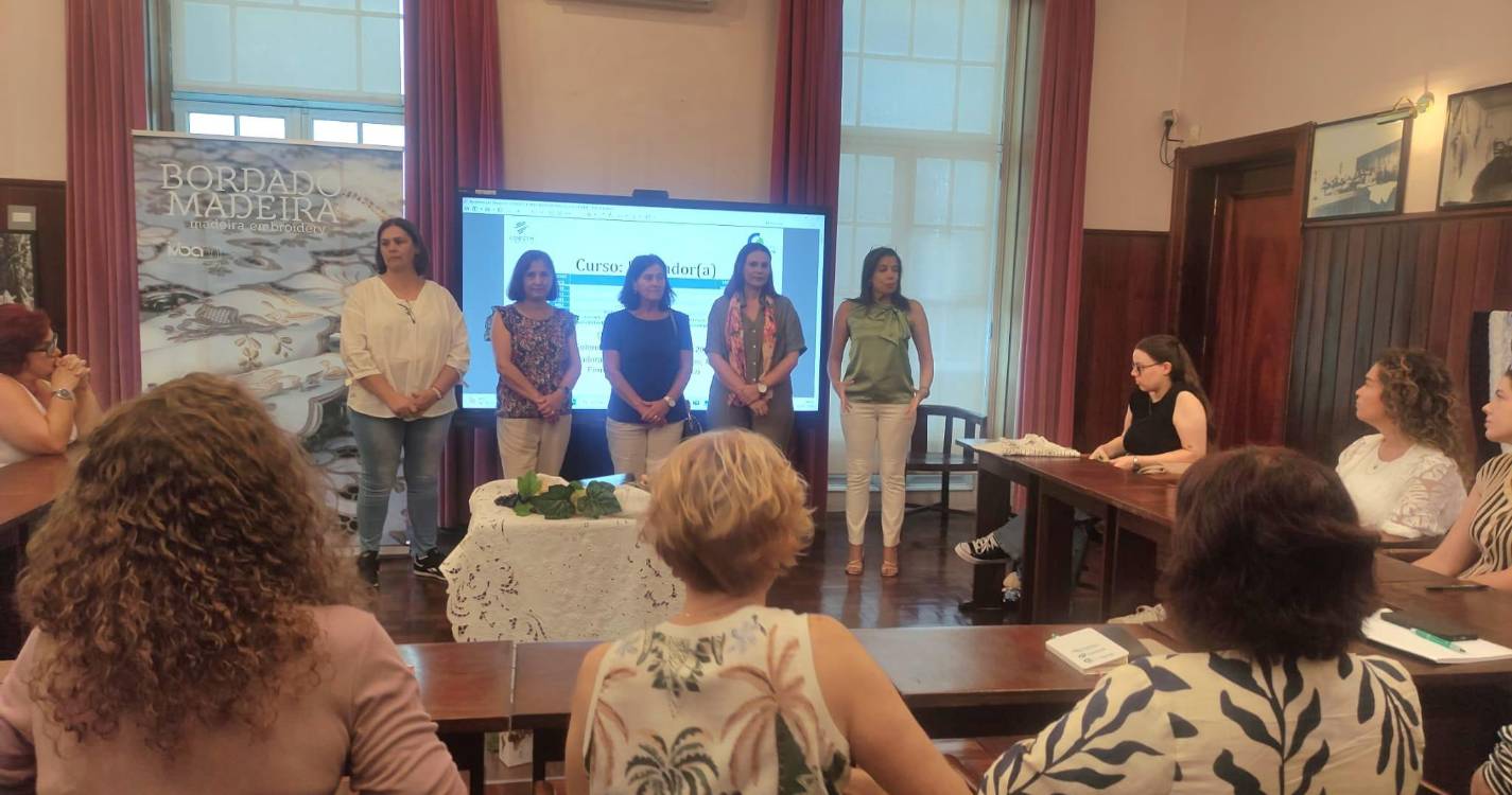 IVBAM lança formação certificada de Bordado da Madeira