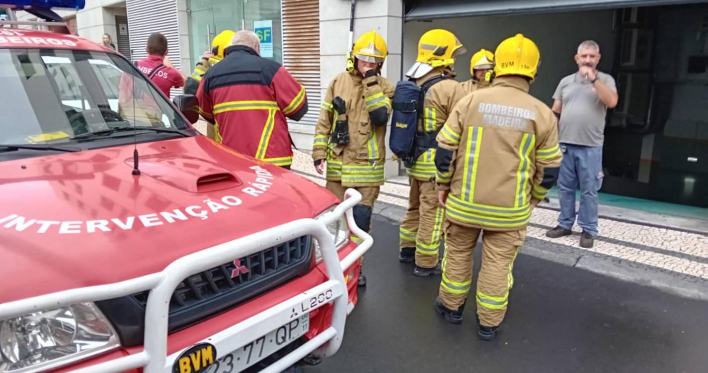 Falso alarme de incêndio no Funchal mobiliza bombeiros
