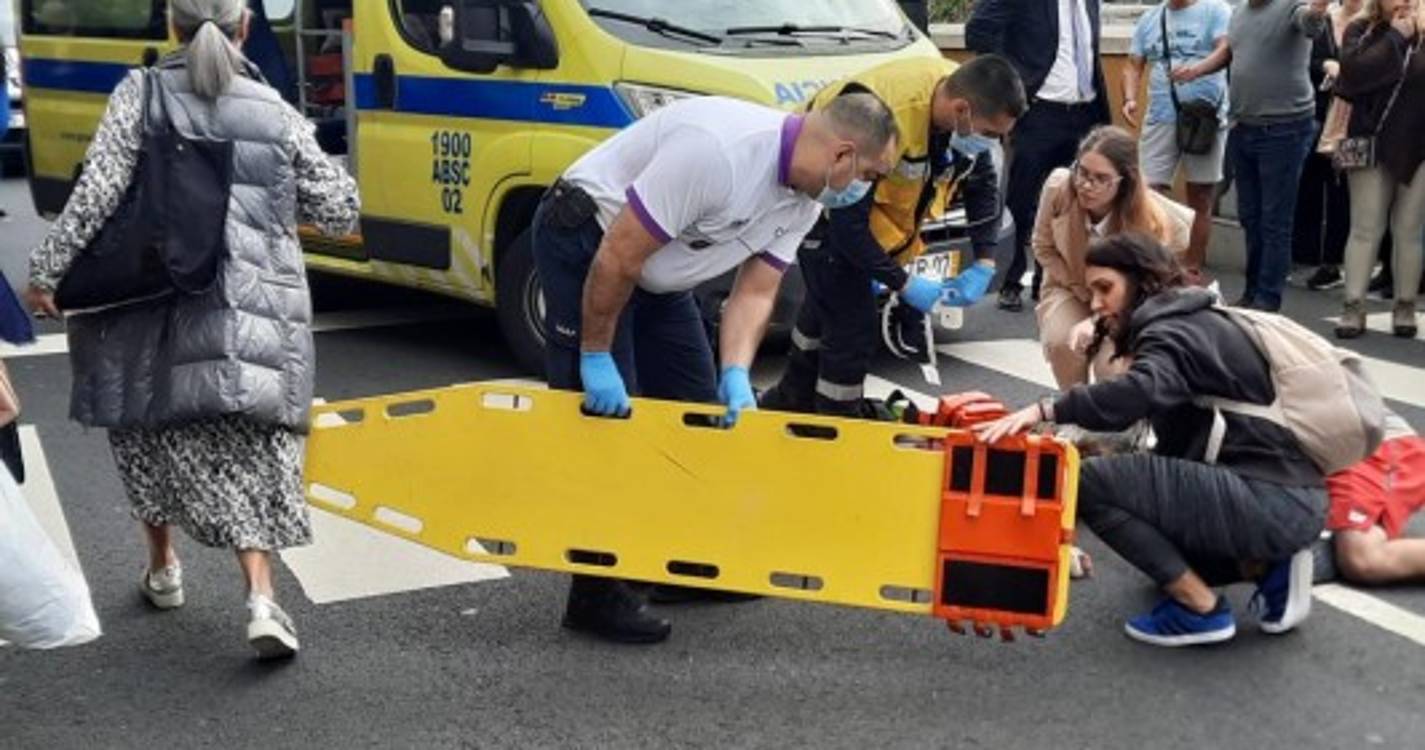 Atropelamento e fuga numa passadeira no Funchal (com fotos)