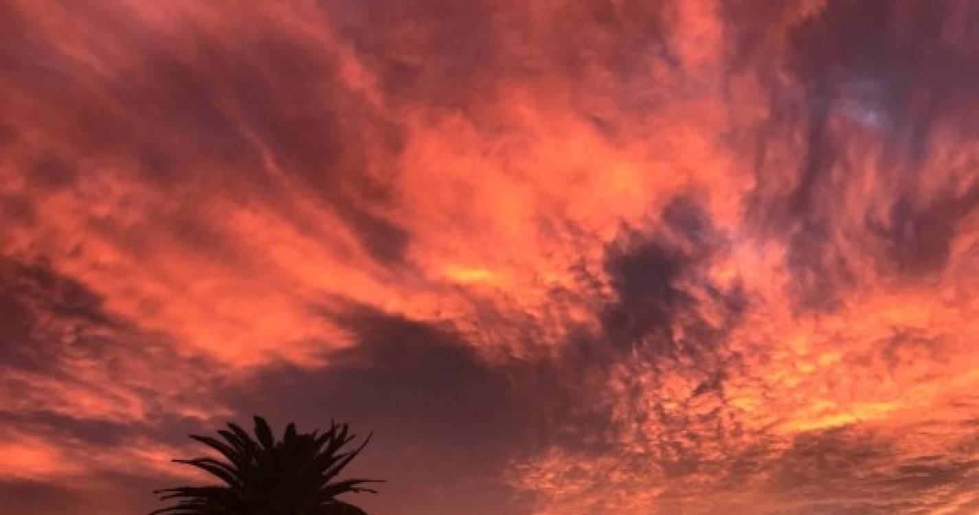 Último nascer do sol de 2021 presenteia madeirenses com várias cores (fotos)