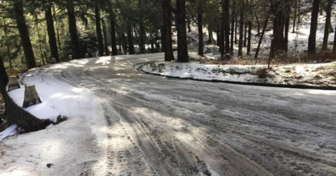 Neve está de volta às zonas altas da Madeira (com fotos)