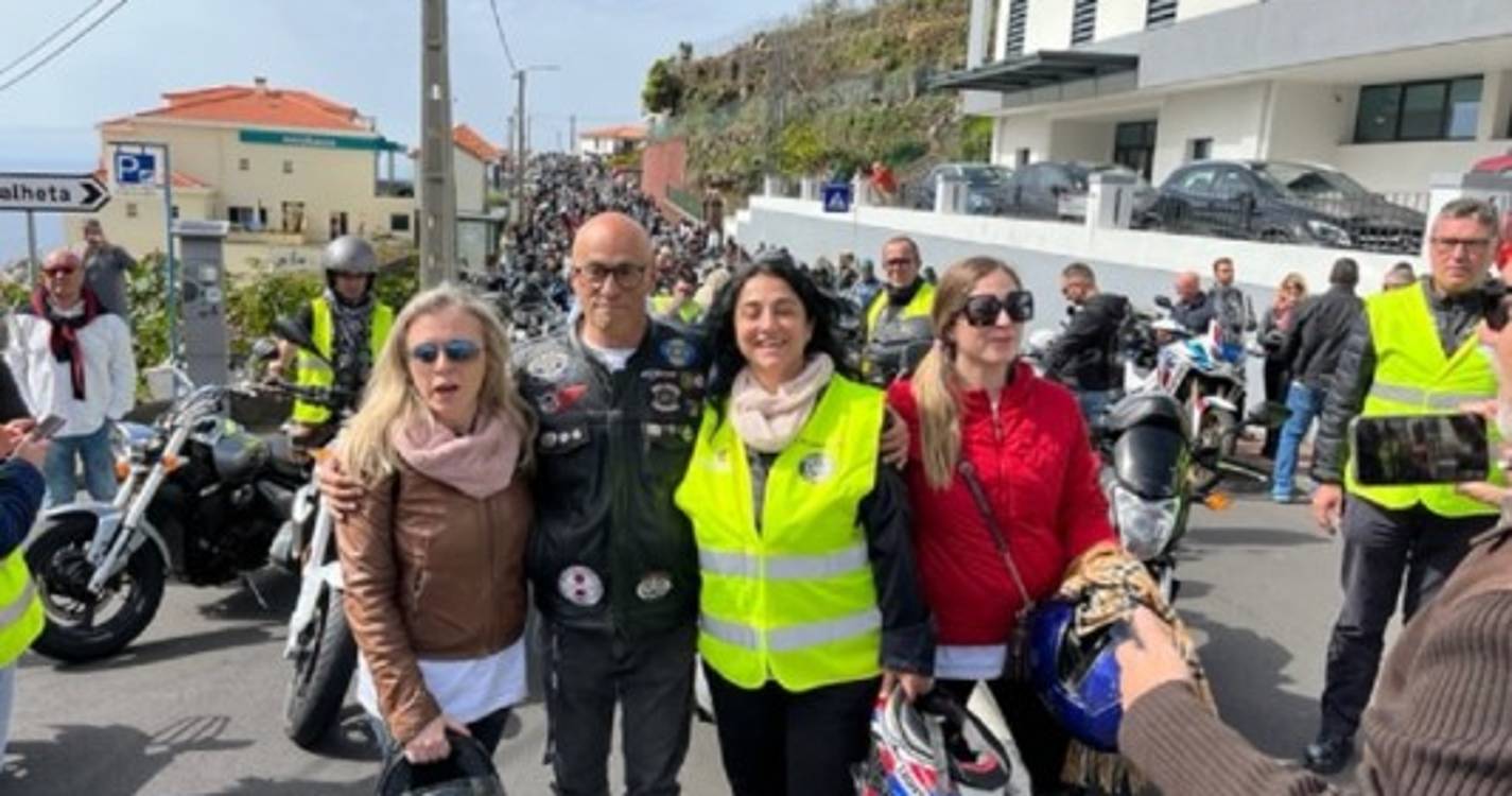 600 motas percorrem mais de 200 km pelos profissionais de Saúde da Madeira