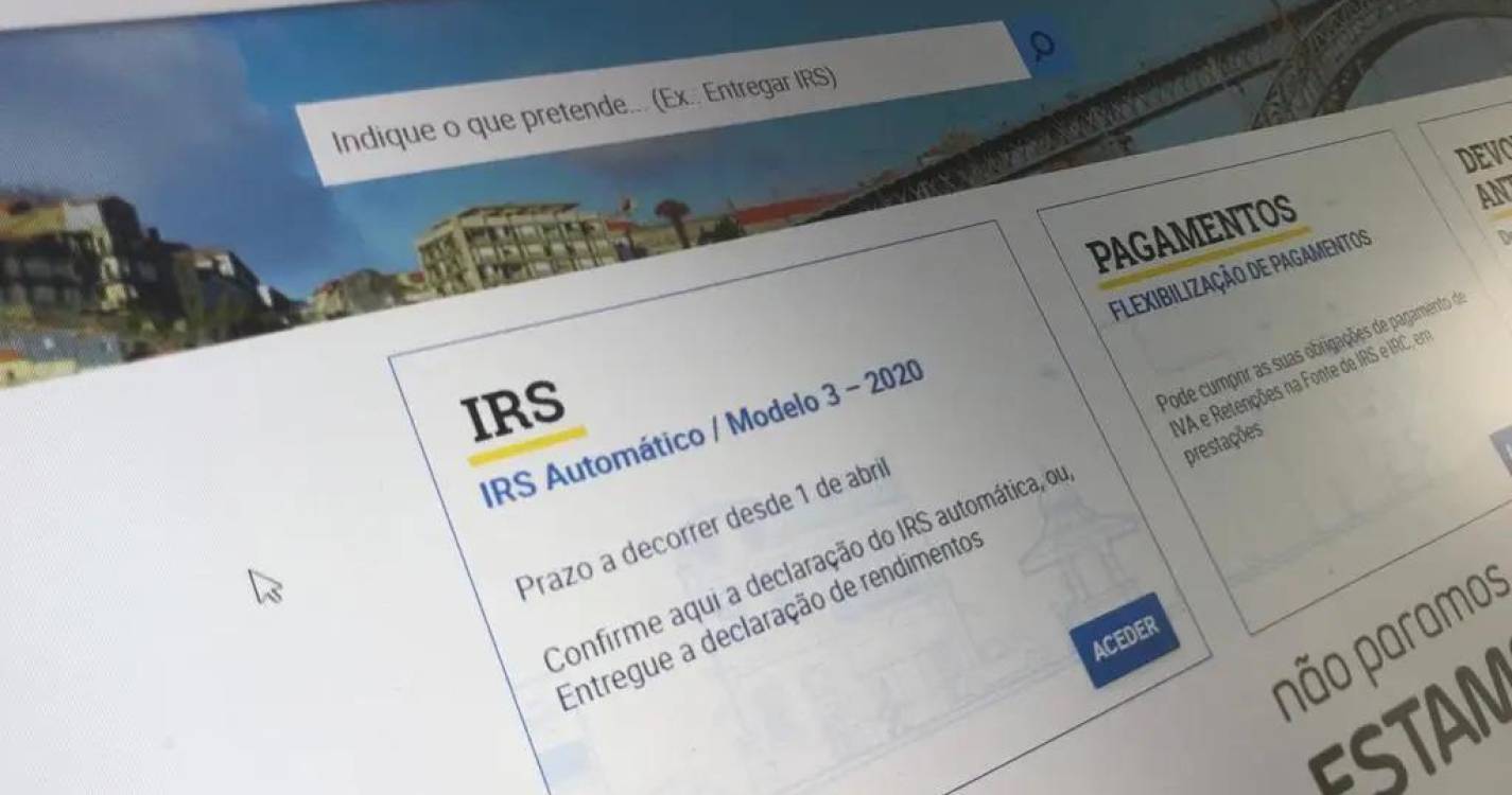 Contribuintes podem começar hoje a entregar a declaração anual do IRS