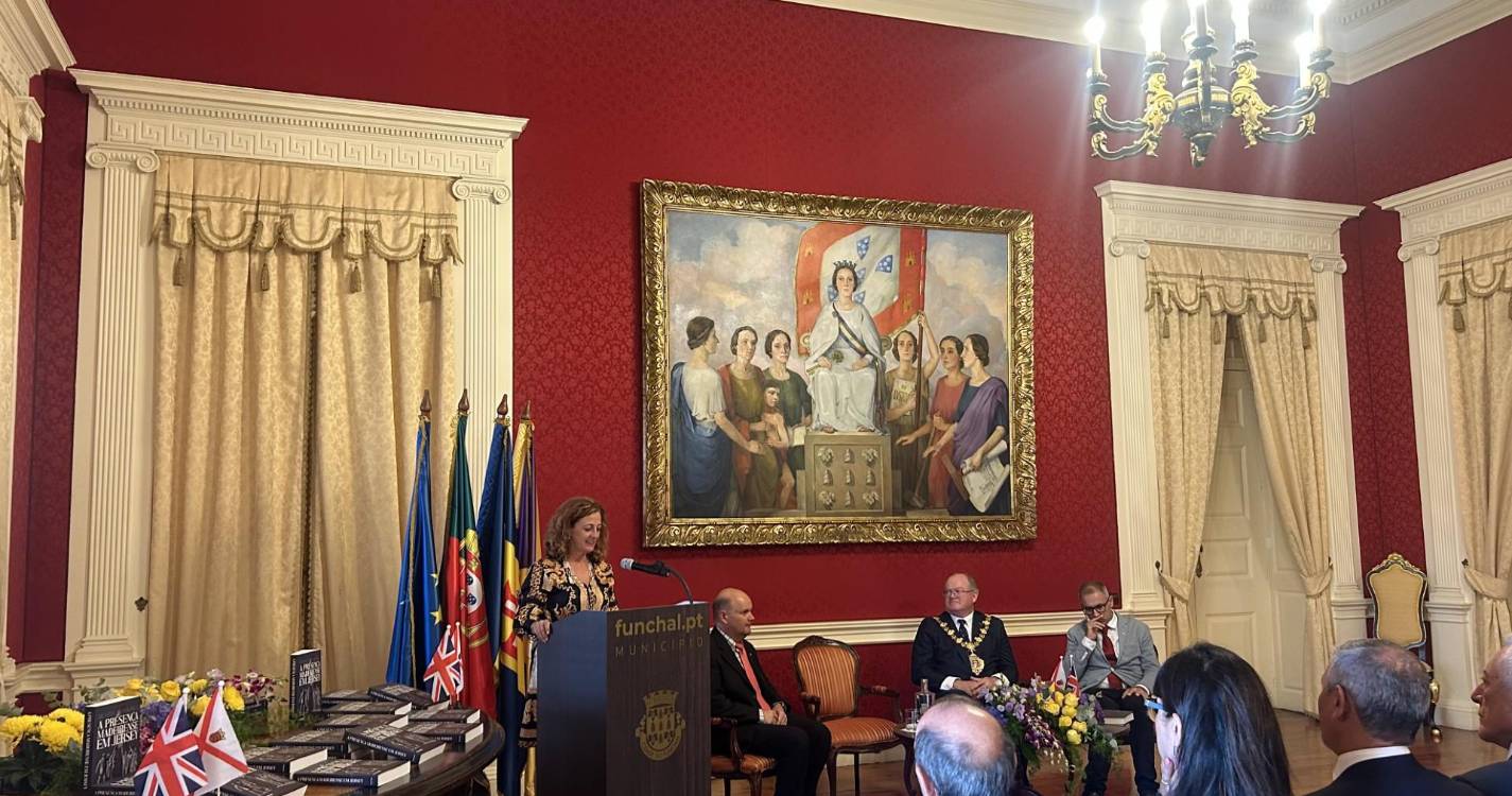 Lançamento da obra ‘A Presença Madeirense em Jersey’ no salão nobre da CMF