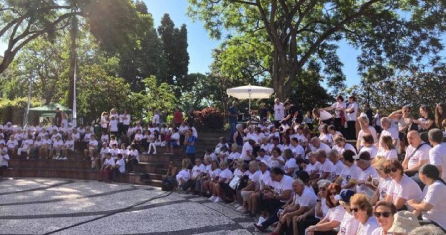 Um milhar de idosos participou em evento no Jardim Municipal (com fotos)