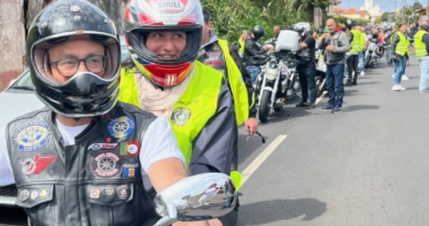 600 motas percorrem mais de 200 km pelos profissionais de Saúde da Madeira