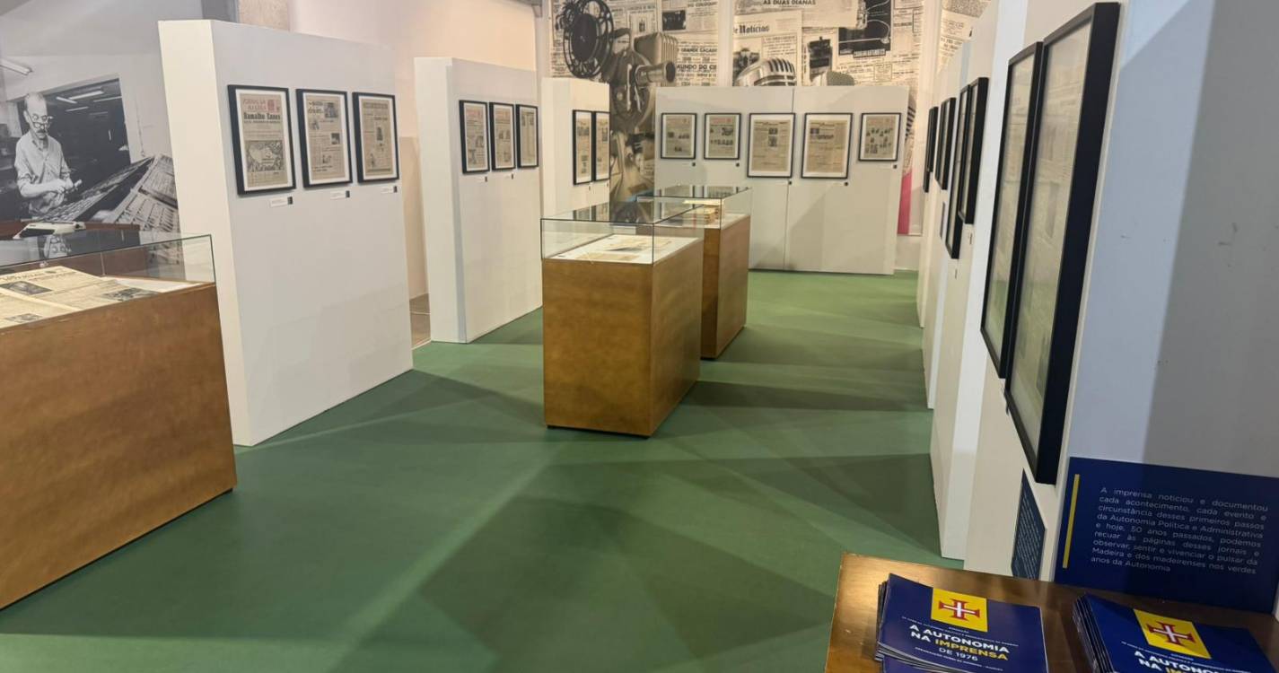 Tudo a postos para a abertura da exposição ‘A Autonomia na Imprensa’