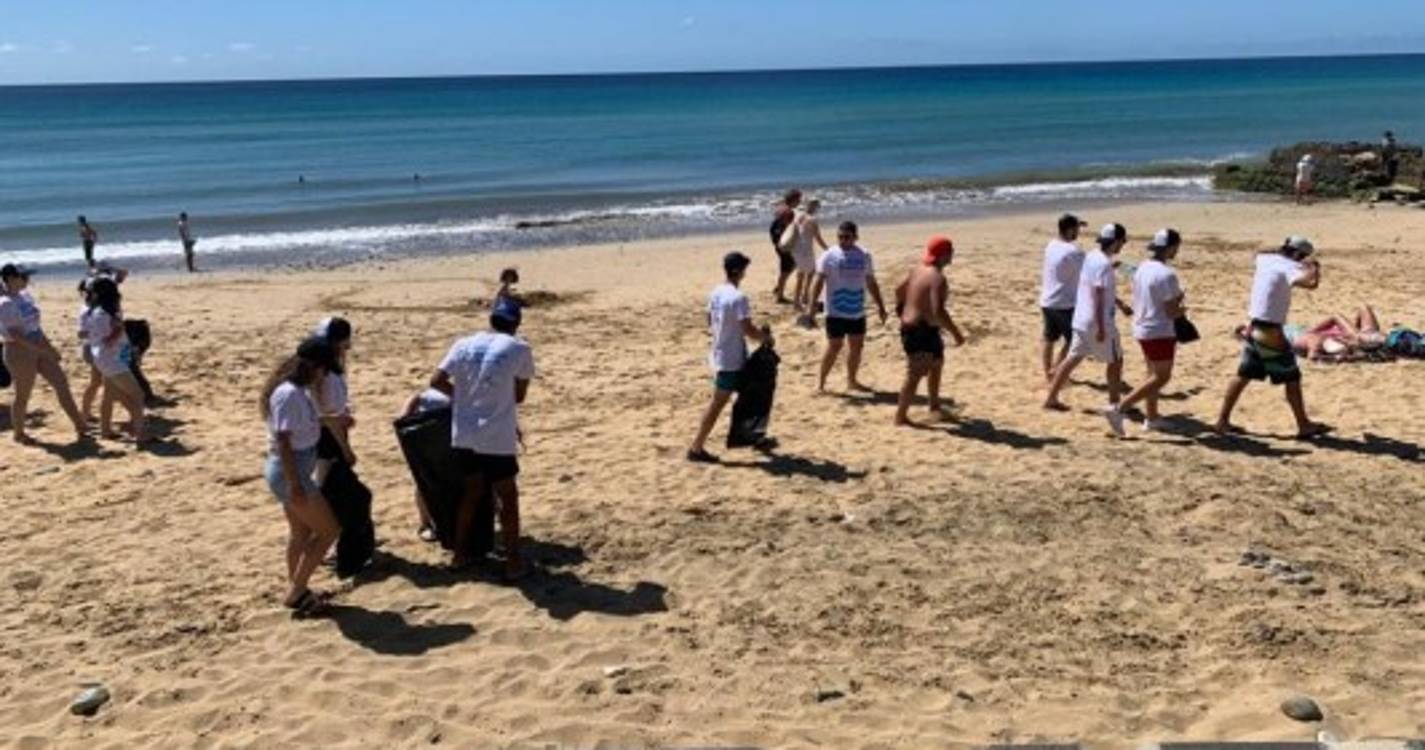 Dia Trivalor para a Biodiversidade promoveu ação de limpeza na Praia do Porto Santo