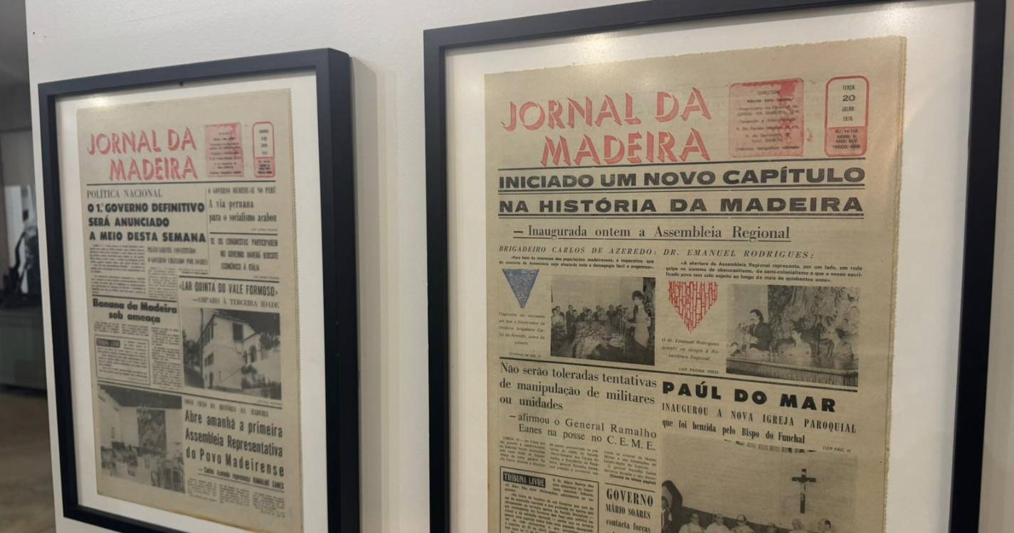 Tudo a postos para a abertura da exposição ‘A Autonomia na Imprensa’