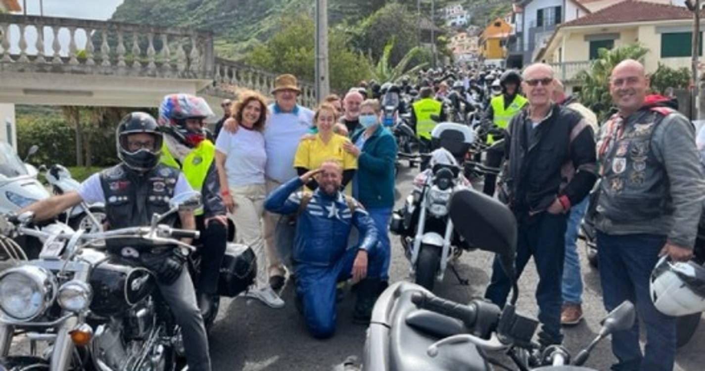 600 motas percorrem mais de 200 km pelos profissionais de Saúde da Madeira