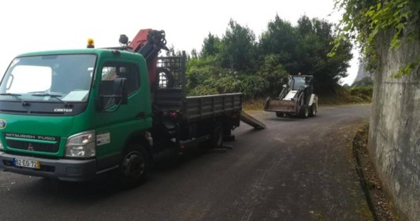 Antiga estrada regional no Seixal alvo de limpeza (com fotos)