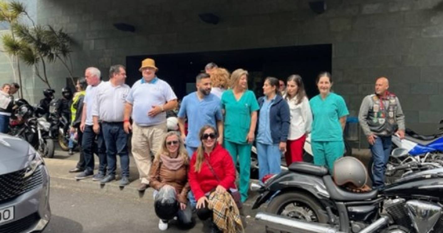 600 motas percorrem mais de 200 km pelos profissionais de Saúde da Madeira