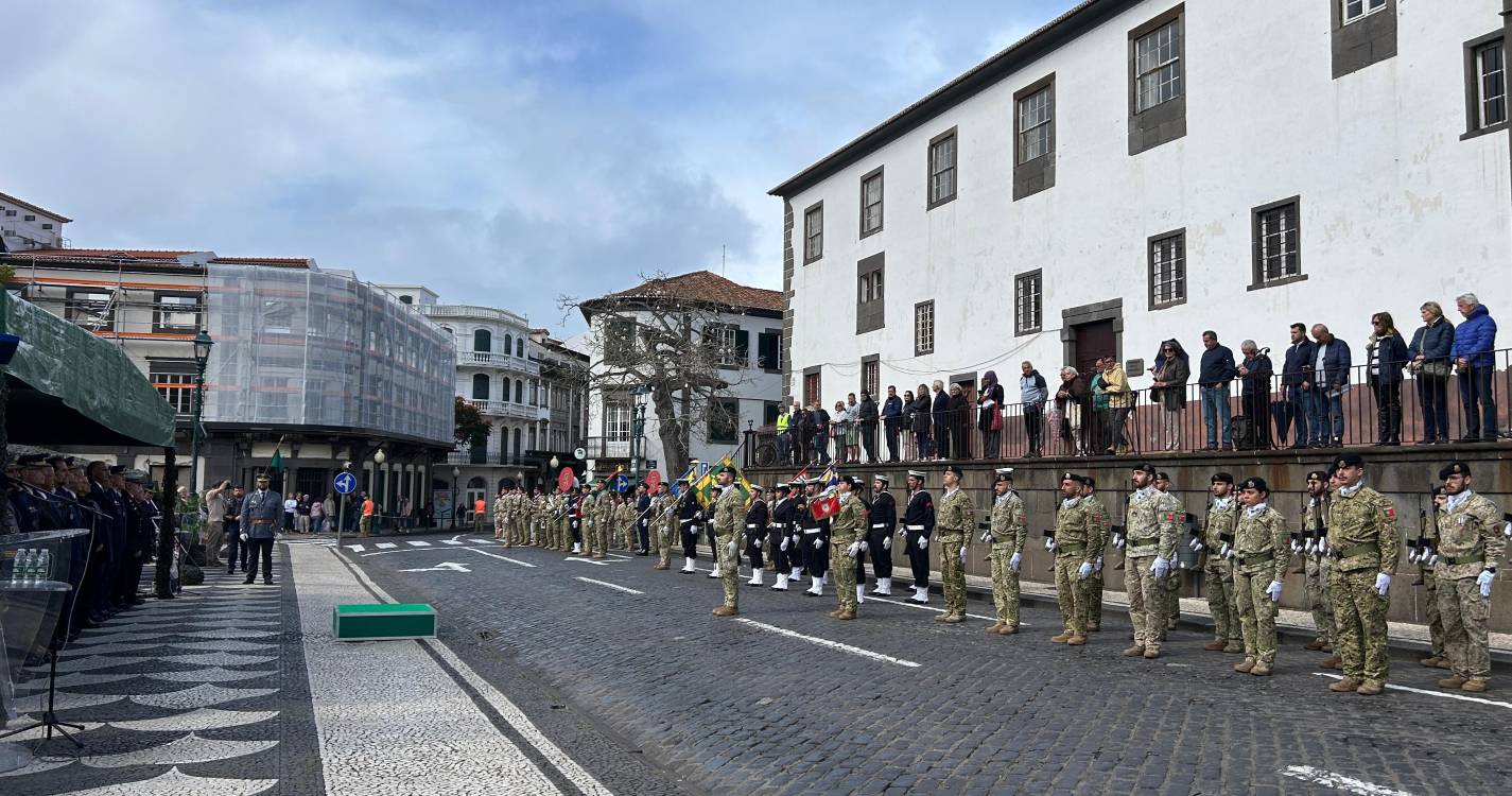 Três militares sentem-se mal durante cerimónia no Funchal