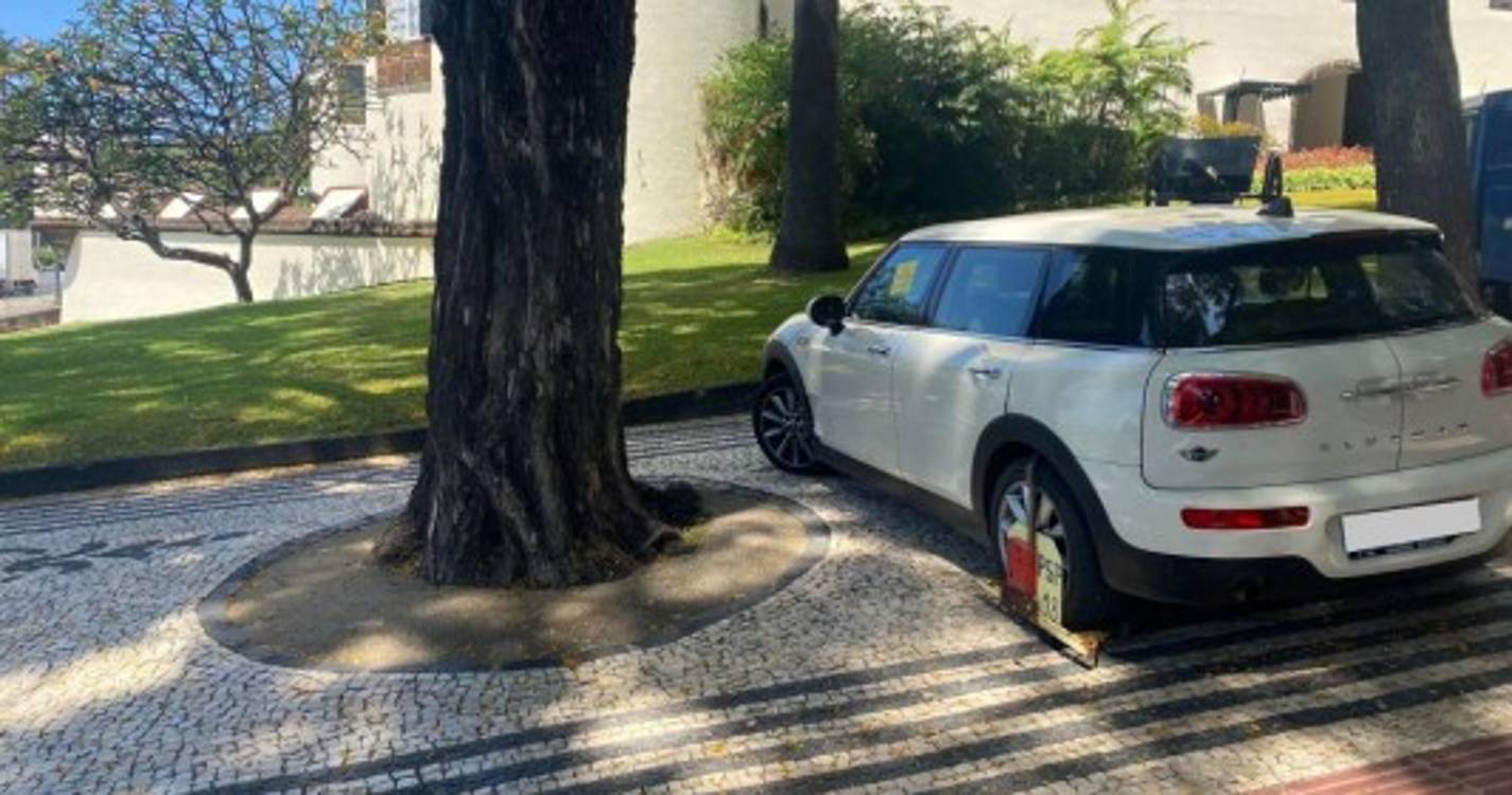 Carros bloqueados e rebocados pela Polícia na Avenida Zarco (com fotos)