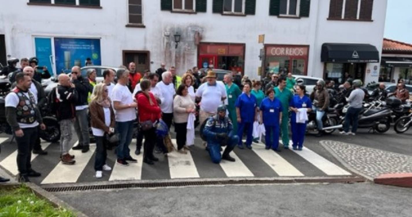 600 motas percorrem mais de 200 km pelos profissionais de Saúde da Madeira