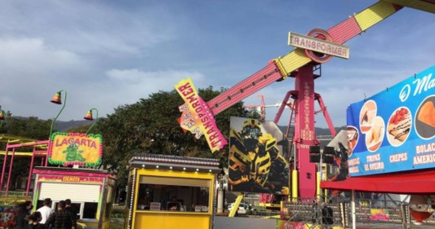 Pouco movimento no último dia de diversão no Mega Luna Park, no Funchal (com fotos)