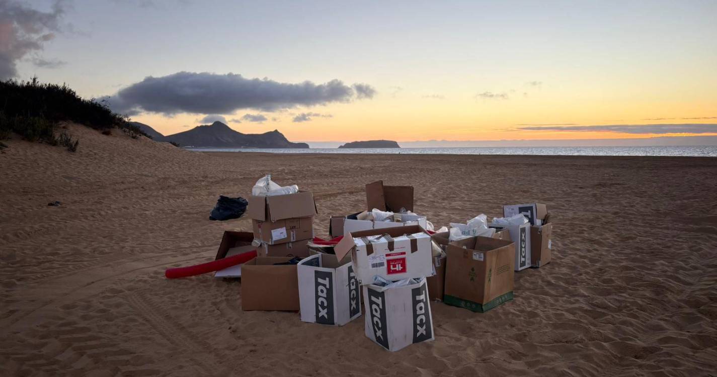 Nuno Batista garante que responsabilidades pelo lixo na praia do Porto Santo serão apuradas