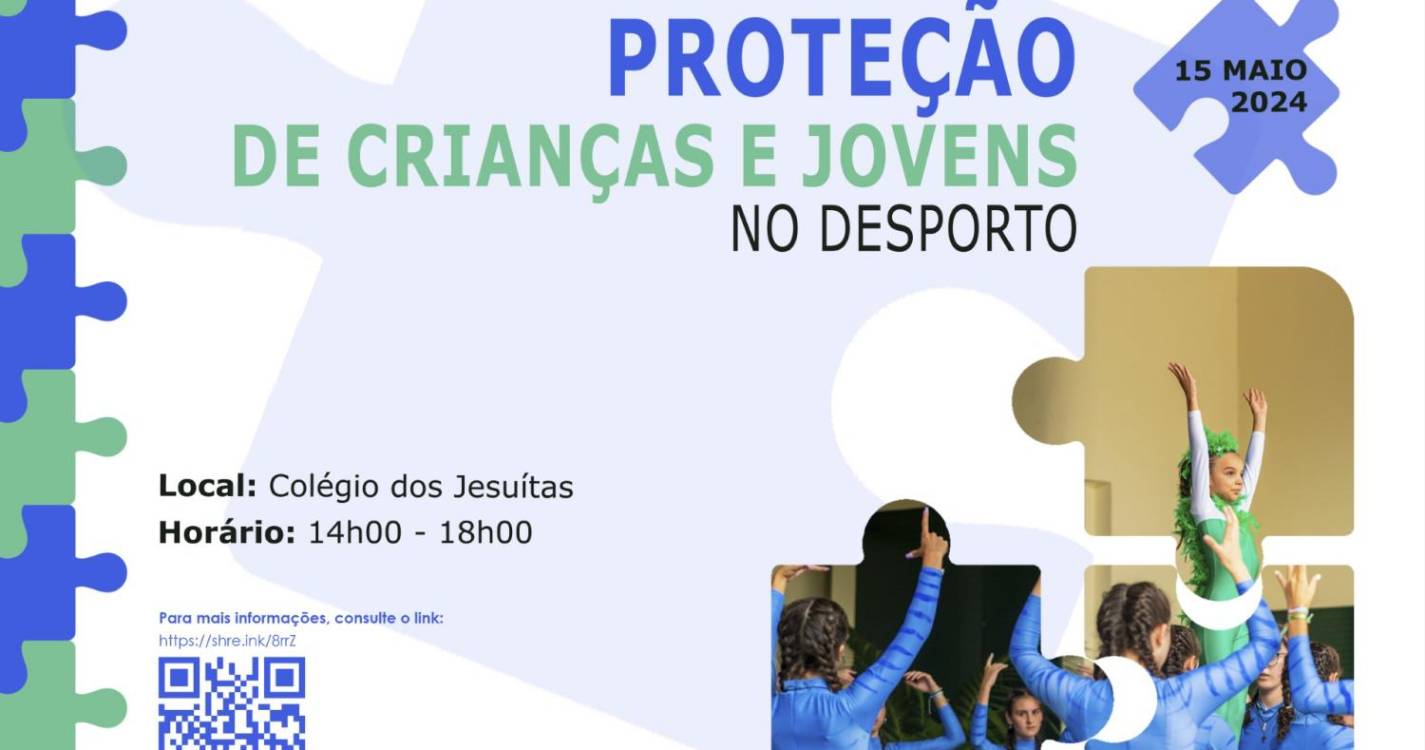 Formação ‘Proteção de Crianças e Jovens no Desporto’ dia 15 no Colégio dos Jesuítas
