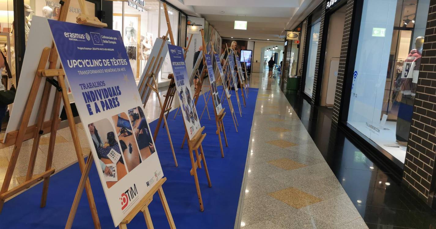 DTIM inaugura exposição ‘Upcycling de Têxteis: Transformando Memórias em Arte’ no Madeira Shopping