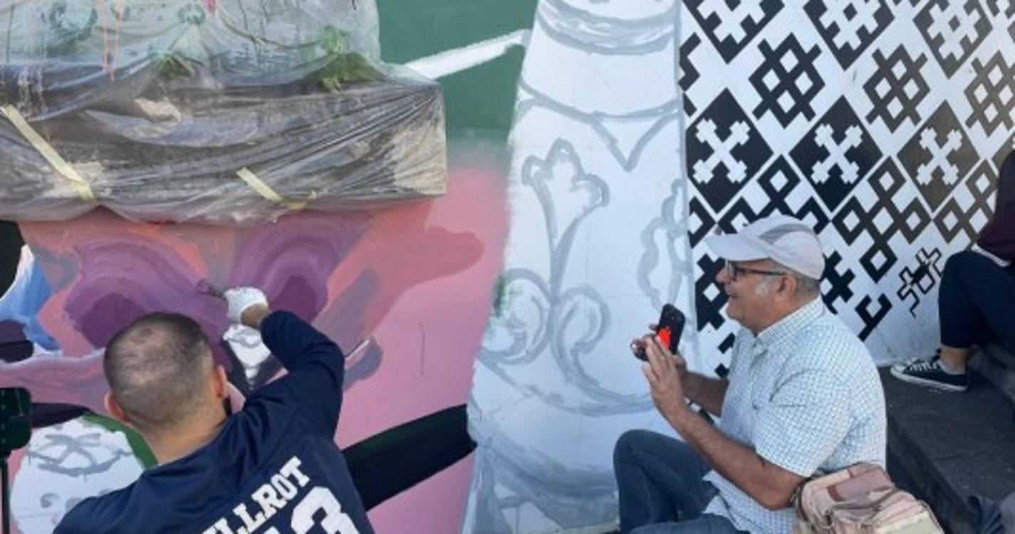 Artistas de seis países criam ‘Mural de Erasmus’ no Funchal