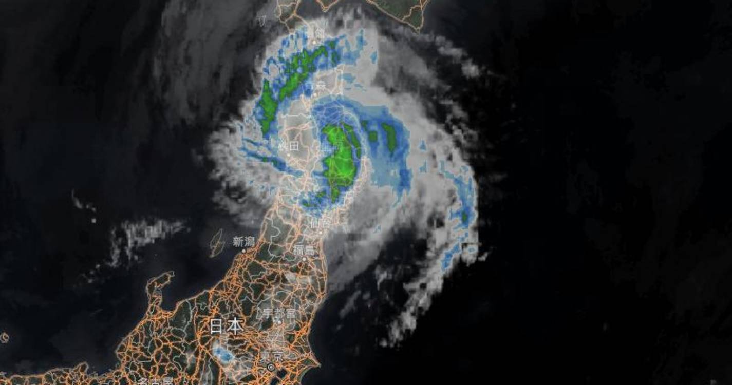 Tempestade tropical Maria atinge nordeste da maior ilha do Japão