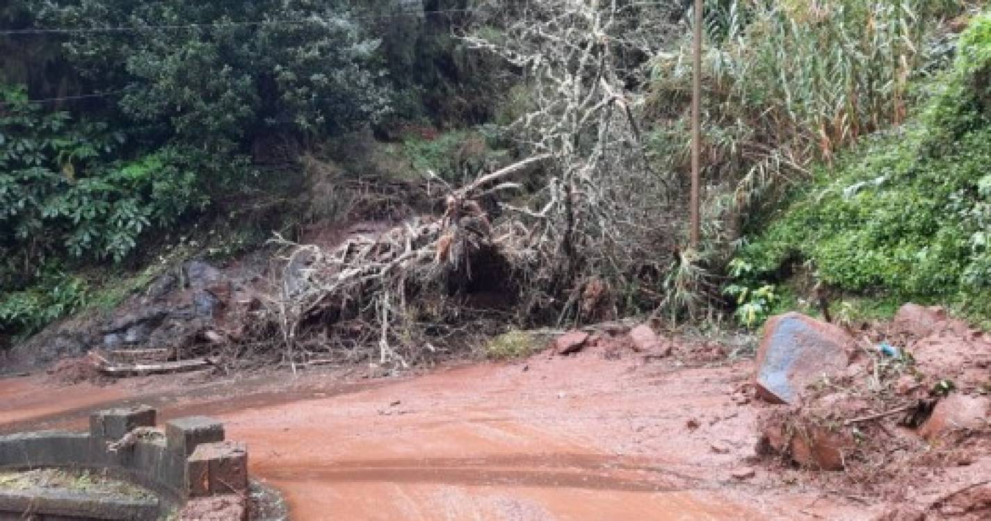 Destruição dificulta acessos a casas no Faial (fotos)