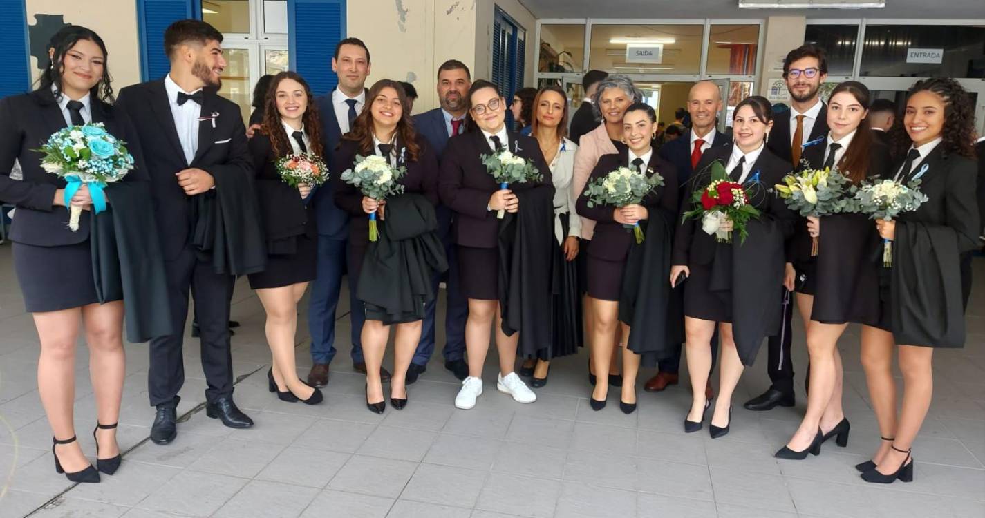 Alunos receberam bênção das capas na Ponta do Sol