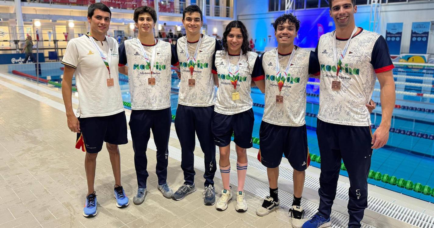 Natação: Madeirenses somam sete medalhas nos Nacionais de Piscina Curta