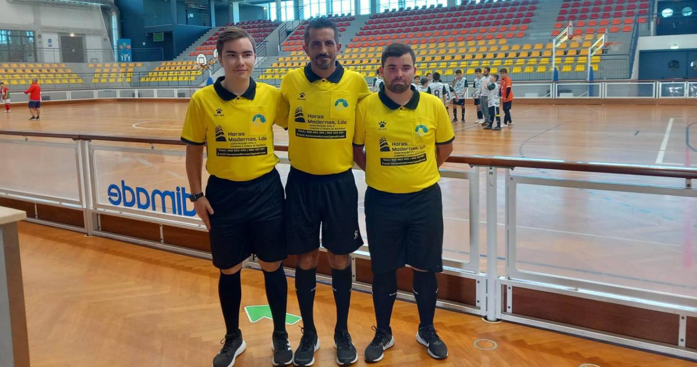 Trio de árbitros do Porto Santo em destaque no torneio da ilha dourada