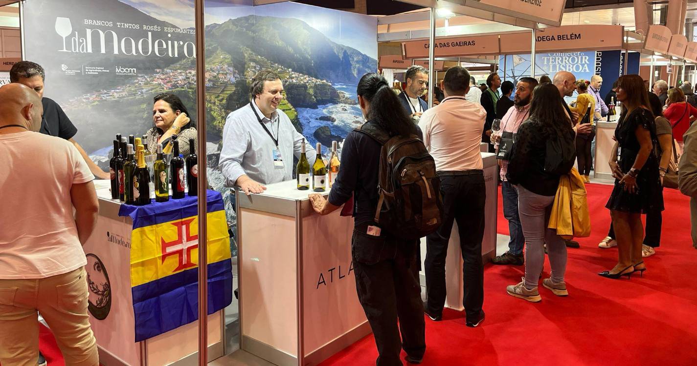 Vinhos Tranquilos da Madeira na expostos em feira em Lisboa