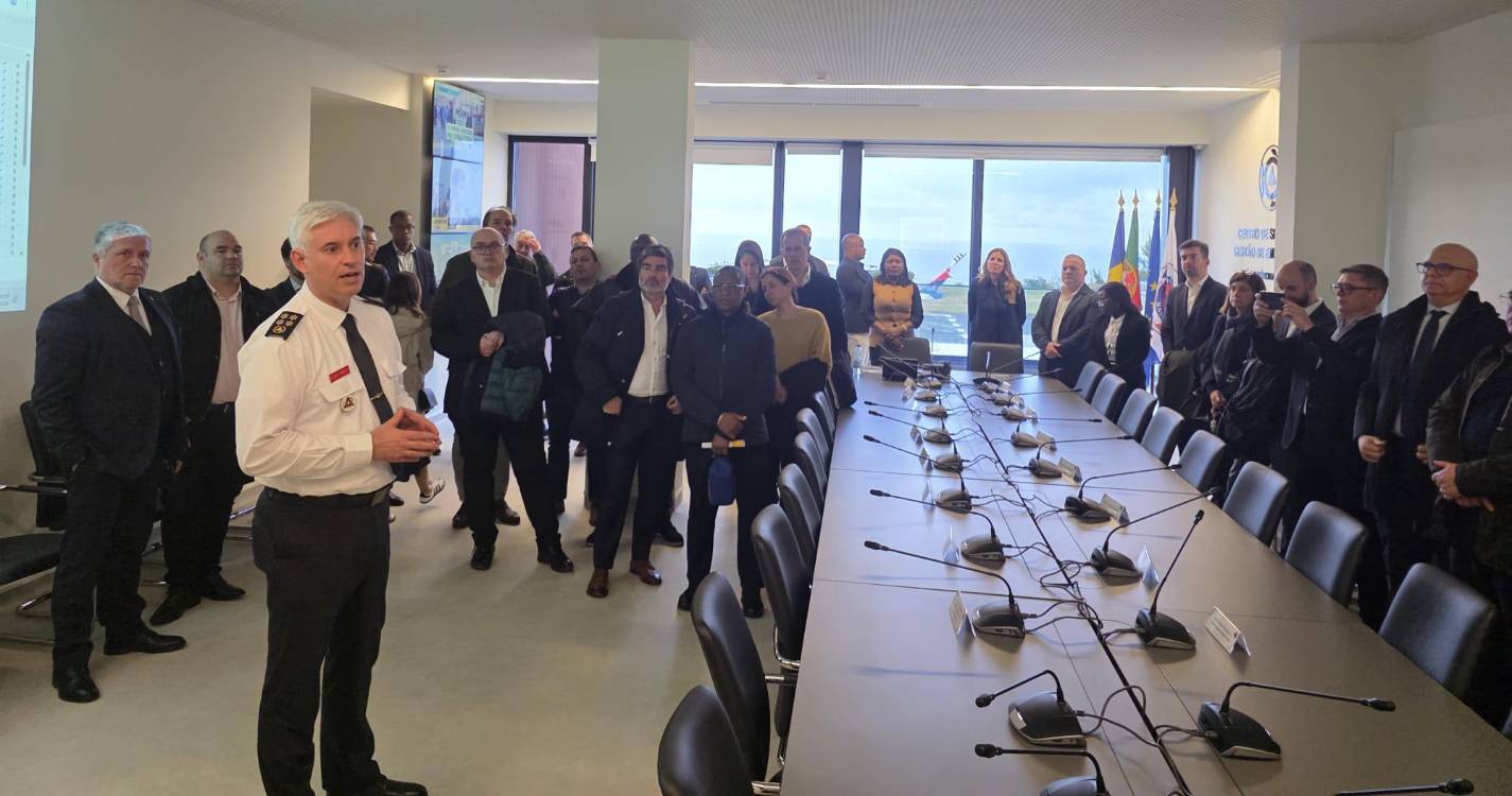 Auditores do Curso de Defesa Nacional visitam Proteção Civil