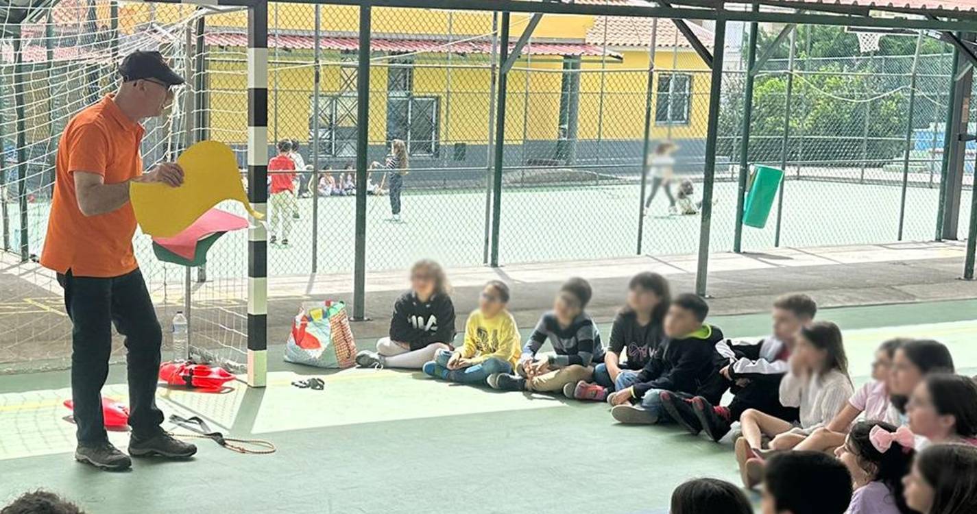 SANAS sensibilizou 400 alunos do Caniço para a época balnear