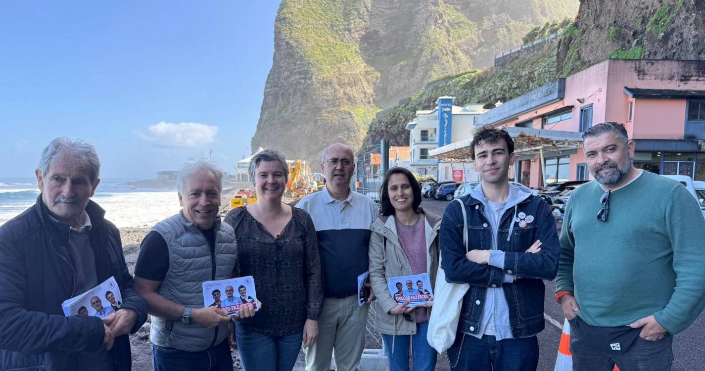 BE critica “obra irresponsável” na frente-mar de São Vicente