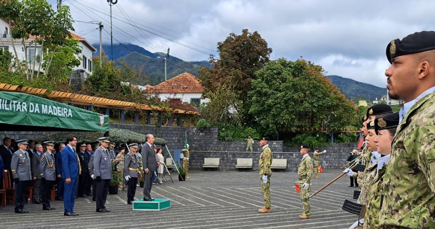Arrancou a cerimónia dos 188 anos do Comando da Zona Militar da Madeira