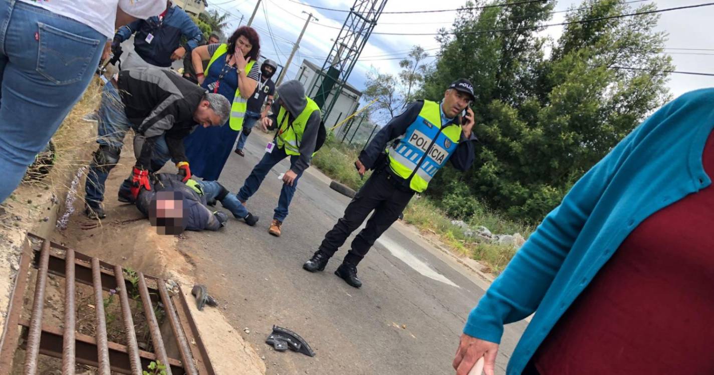 Concorrente despista-se e fica ferido em prova desportiva no Campanário