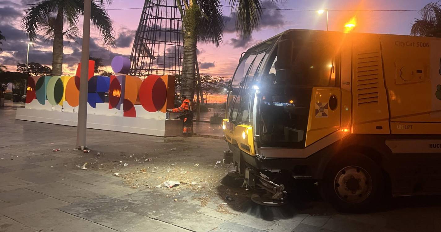 CMF reforça limpeza do Fim de Ano com 120 funcionários no primeiro dia de 2026