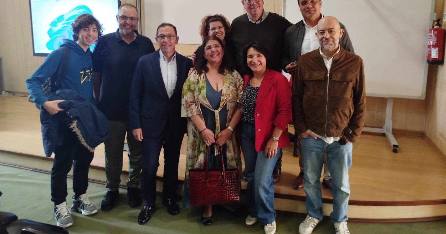Liceu Jaime Moniz recebeu Carlos Fiolhais