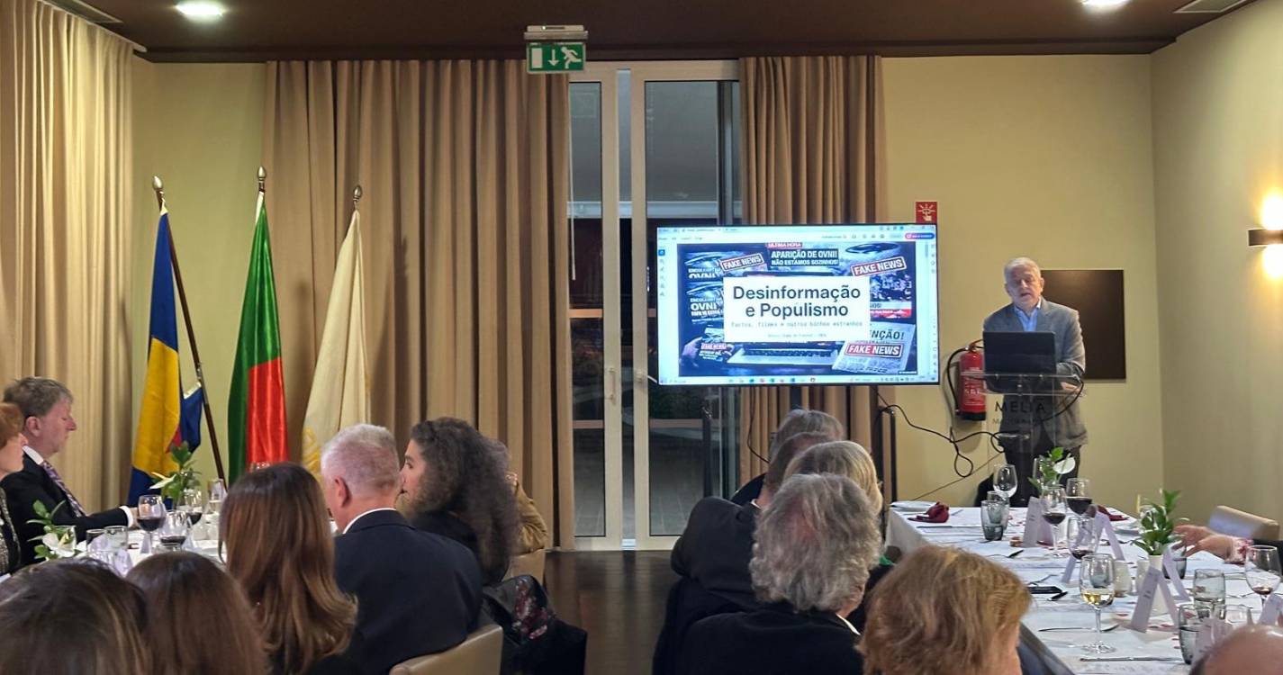 Rotary Clube do Funchal promoveu jantar-palestra sobre desinformação