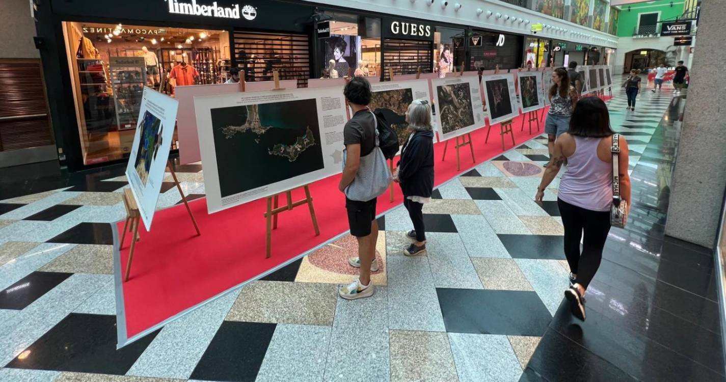 Imagens de satélites em exposição no MadeiraShopping