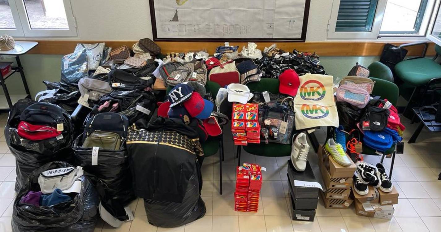 Apreendidos mais de 1.200 artigos contrafeitos no Porto Santo