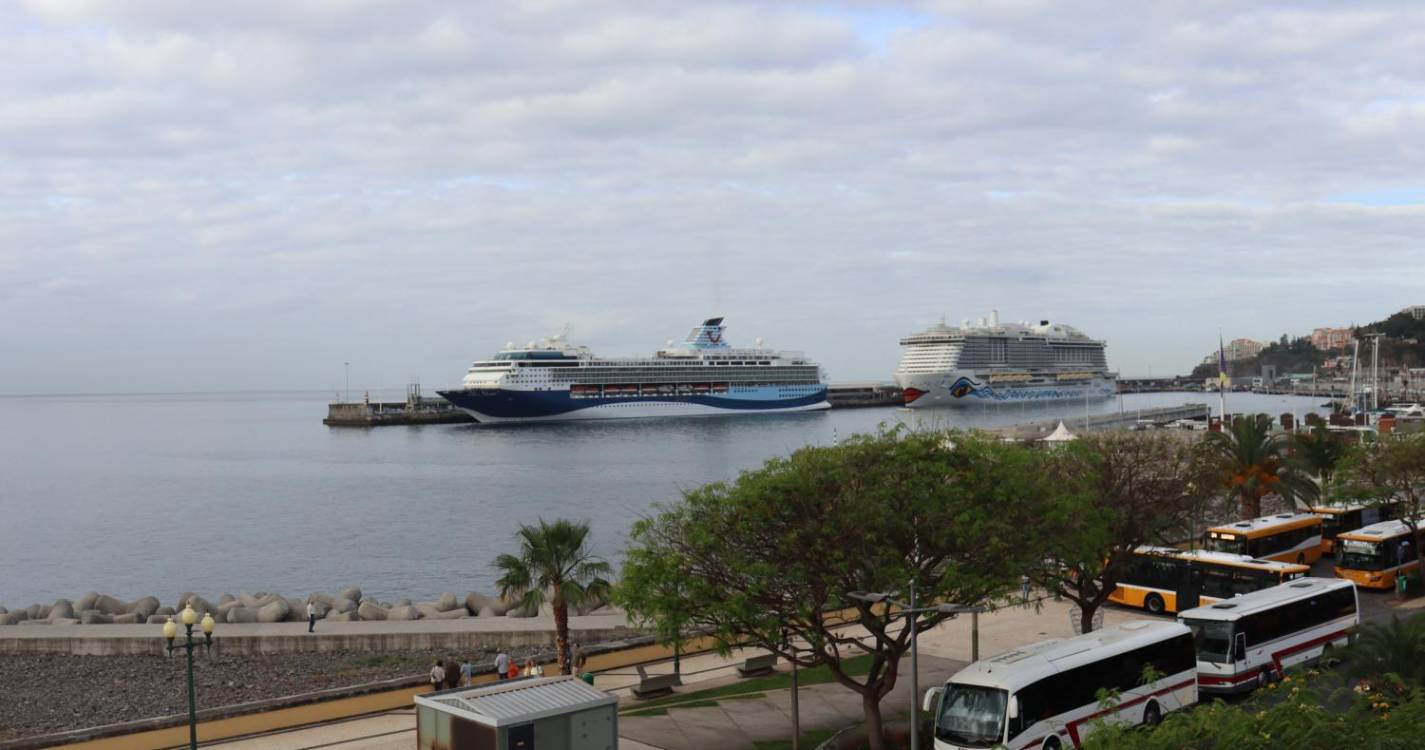 Mais de 9.500 pessoas chegaram ao Funchal a bordo de dois navios