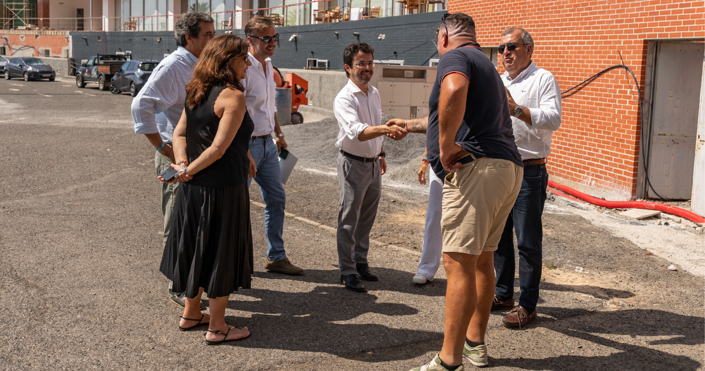 Pedro Rodrigues acompanha investimentos do Governo Regional no Porto Santo