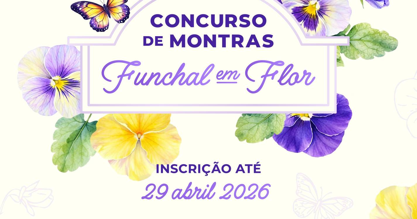 Autarquia lança concurso de montras ‘Funchal em Flor’ 2026