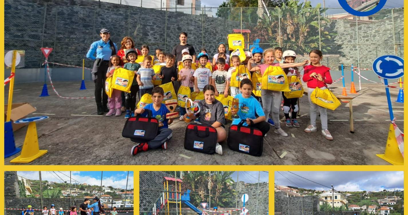 EB1/PE da Lombada incentiva segurança rodoviária através da Taça Escolar