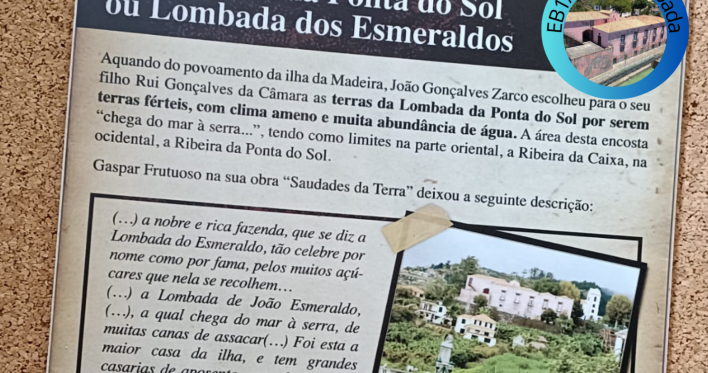 ‘A Revolta das Águas’ na Escola da Lombada