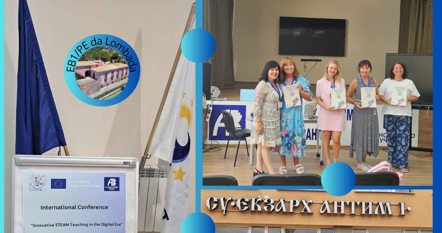 EB1/PE da Lombada representada em conferência internacional Erasmus+ na Bulgária