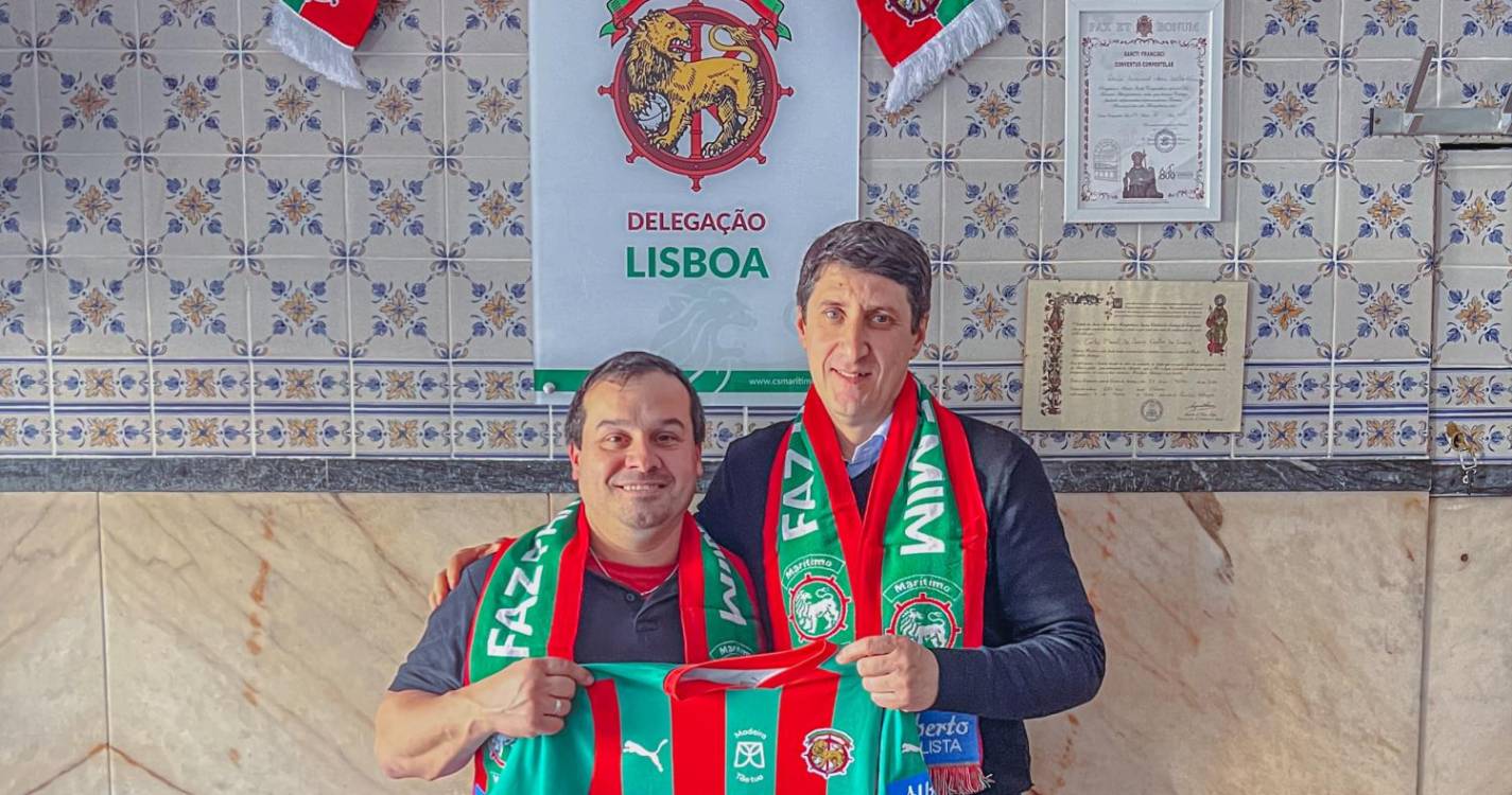 Carlos André Gomes visita delegação do Marítimo em Lisboa