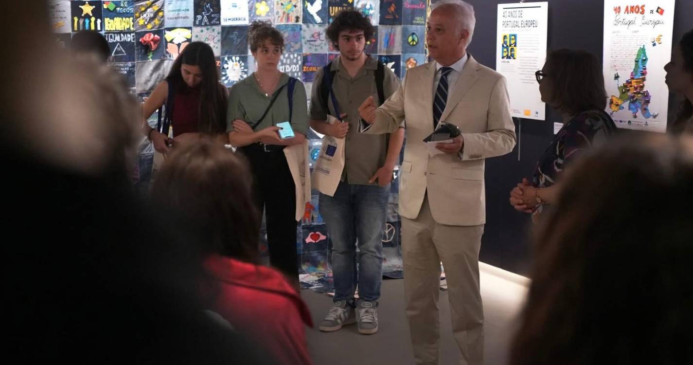 Obra de aluno da Escola Francisco Franco exposta na Assembleia da República