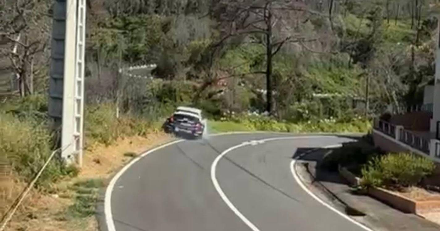 Rali da Madeira: Veja como foi o despiste que parou a classificativa da Calheta