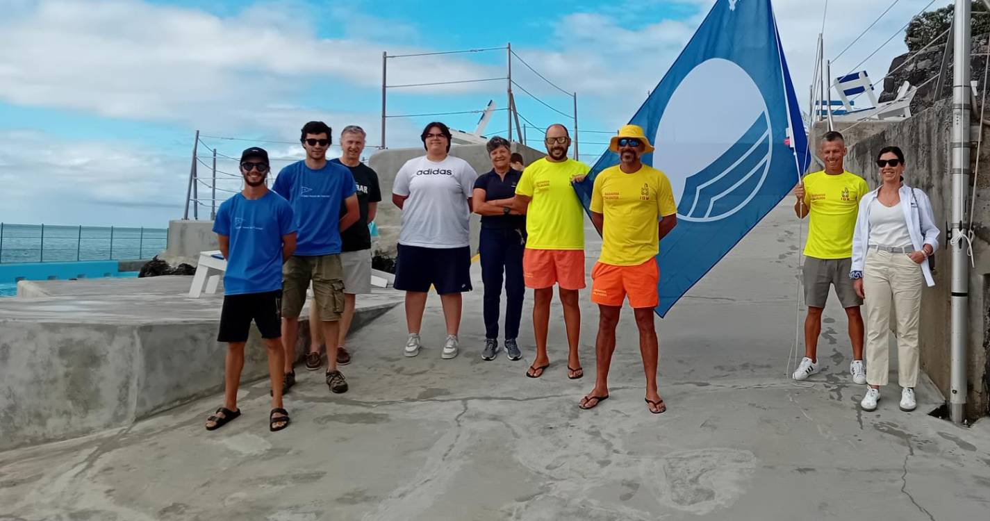 Hasteada a 23.ª Bandeira Azul no Clube Naval do Funchal